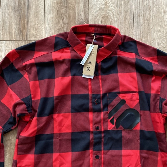 NWT. Five Ten Adidas “Brave’ Flannel. Medium (gender neutral) - Picture 10 of 15